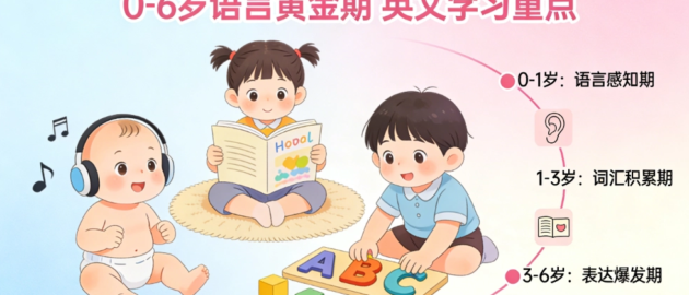 小孩幾歲開始學英文最好?專家解析 0-6 歲語言黃金期與學習重點