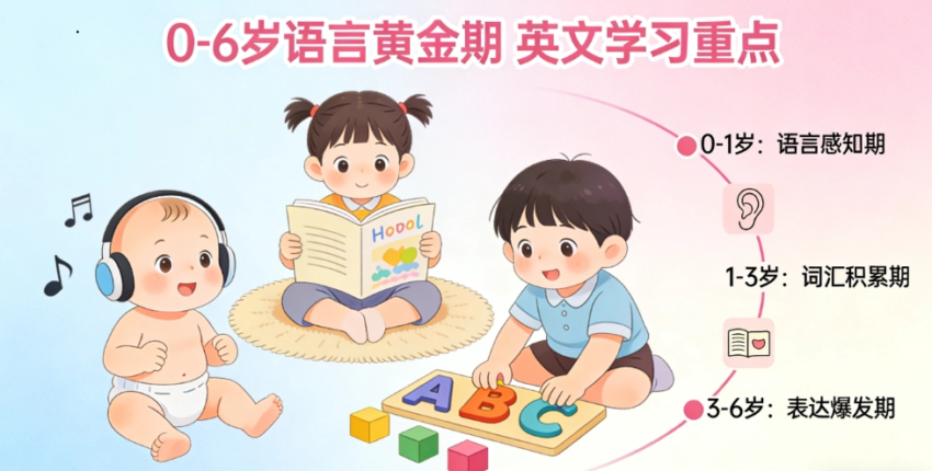 小孩幾歲開始學英文最好？專家解析 0-6 歲語言黃金期與學習重點