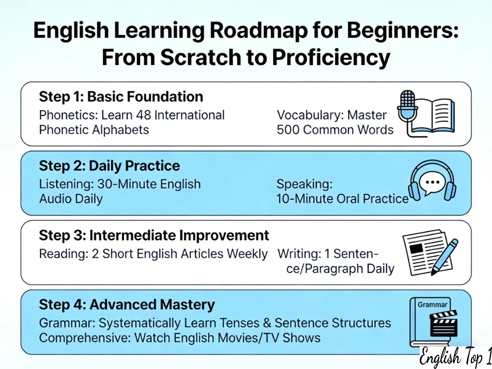 如何從零開始學英文?新手必看完整學習路線與實用方法解析