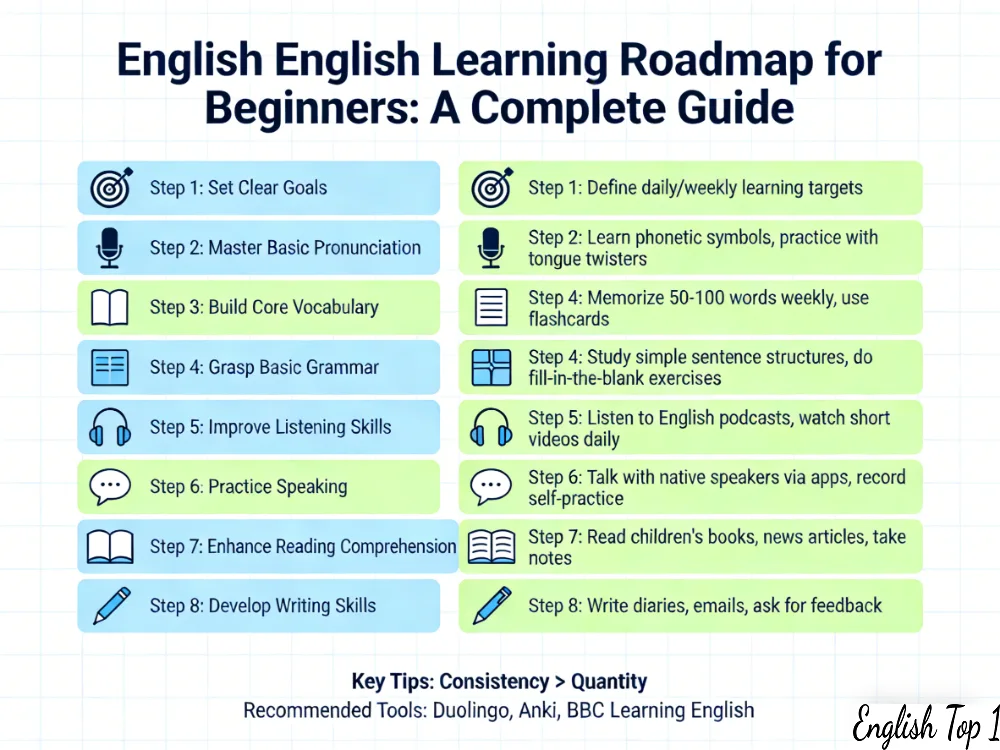 如何從零開始學英文?新手必看完整學習路線與實用方法解析