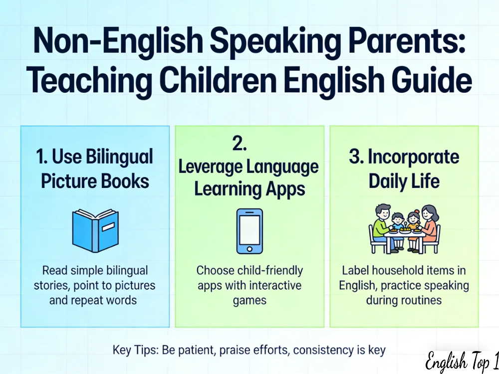 家長不會英文怎麼教孩子?不會說也能陪孩子學英文的完整攻略